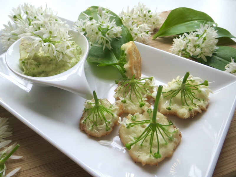Bärlauchblüten Pesto